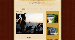 Desktop Screenshot of ludingtonbluespruceinn.com